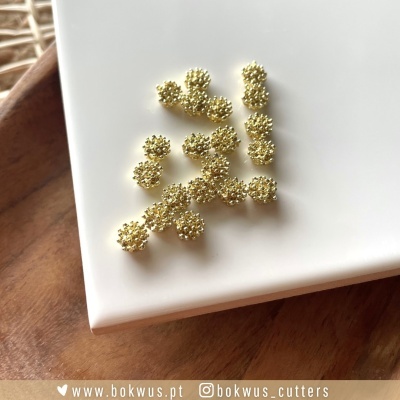 Pack de 10 pares de estames para flores - DOURADO