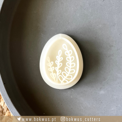 Cortador Ovo da Páscoa (3cm) | VERSÃO ESPELHADA | BC1371