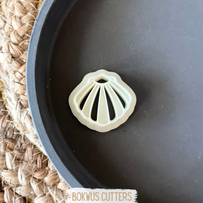 Cortador concha com embossing  (2,5cm) -  BC1122