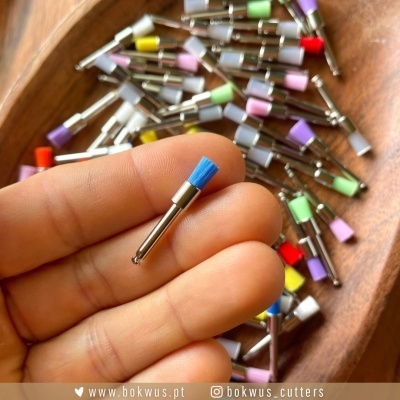 Mini-escovas de Cerdas de Nylon para Broca Elétrica (Pack 10 peças)