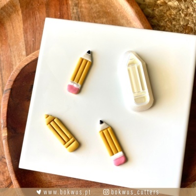 Cortador "De Volta à escola" | Lápis (3cm) |  BC1175