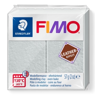 FIMO LEATHER EFFECT - DOVE GREY | CINZA POMBO (Ref.809)