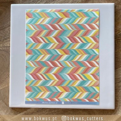 Papel tranfer - Groovy aguarela II