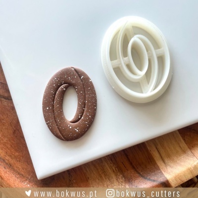 Cortador com embossing (4cm) | BC1629