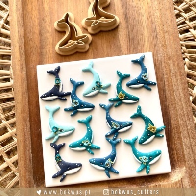 🐋 Cortador baleia | 3cm  🐋