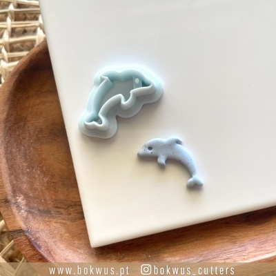 Cortador golfinho (2,7cm) | VERSÃO ESPELHADA | BC1515