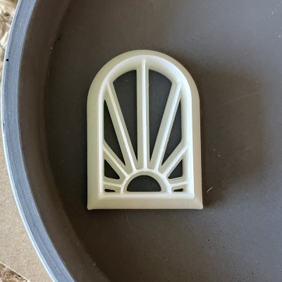 Cortador arco com embossing (3,5cm) -  BC591