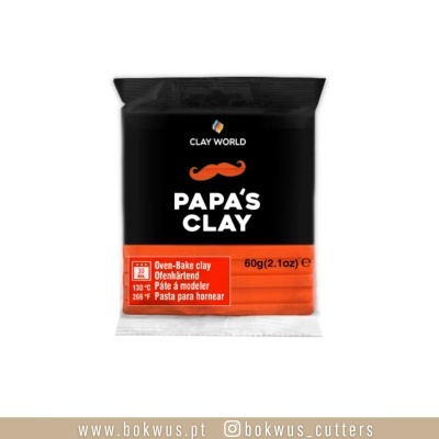 Papas's Clay 60g | LARANJA