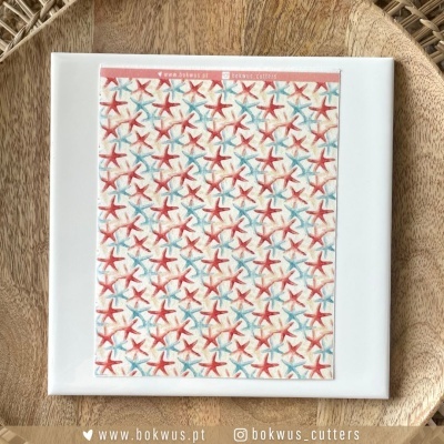 Papel tranfer - Estrelas do Mar