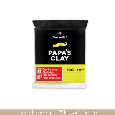 Papas's Clay 60g | AMARELO