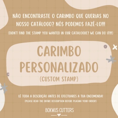 Carimbo personalizado