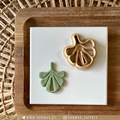 Cortador Folha Art Deco | 4cm