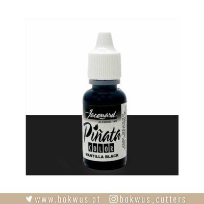 ALCOHOL INK PIÑATA | NEGRO MANTILLA