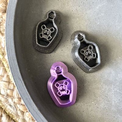 Cortador frasco de veneno - Halloween - BC1561