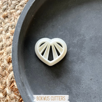 Cortador coração com embossing (2,6cm) | BC1315