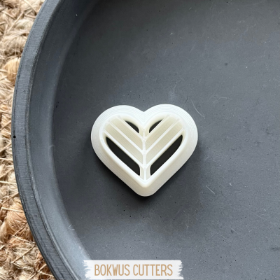 Cortador coração com embossing (2,5cm) | BC1303