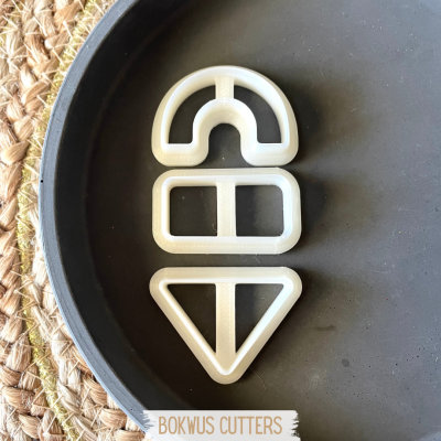 Conjunto de 3 cortadores | BC1280