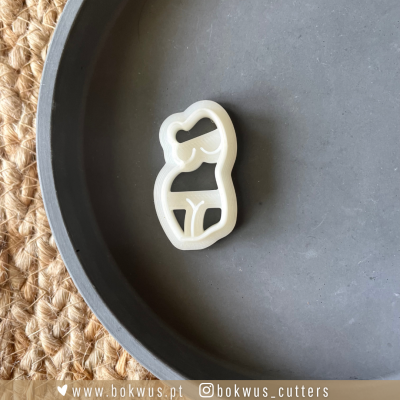 Cortador mulher 3,5cm | VERSÃO ESPELHADA | BC1361