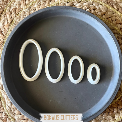 Conjunto de 4 cortadores ovais | BC1290