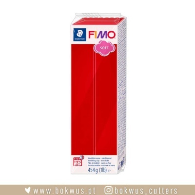 FIMO SOFT - CHRISTMAS RED | VERMELHO NATAL  (ref.2P) -  454g