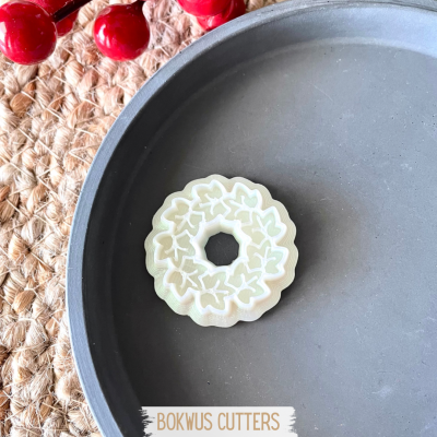 Cortador coroa de folhas (3,5cm) - BC1246