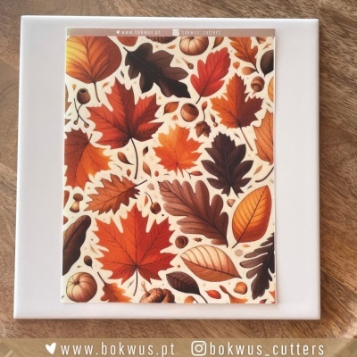 Papel tranfer - Folhas de Outono II