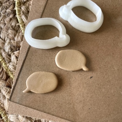 Conjunto de 2 cortadores - balão BD (2,5cm) - BC834