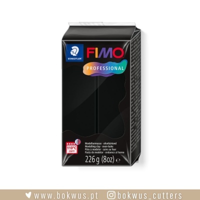 FIMO PROFISSIONAL | BLACK / PRETO (REF.9) - 226g