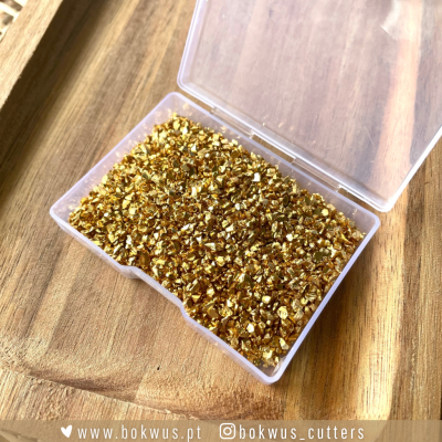 Vidro britado (2-4mm)- DOURADO (28-30g)