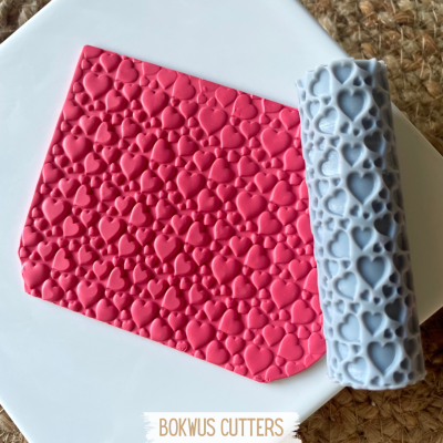 ROLO DE TEXTURA HD CORAÇÕES IV | BC1298