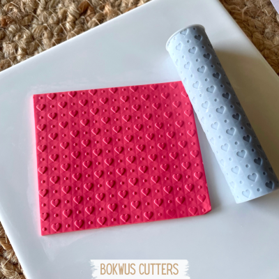 ROLO DE TEXTURA HD CORAÇÕES I | BC137