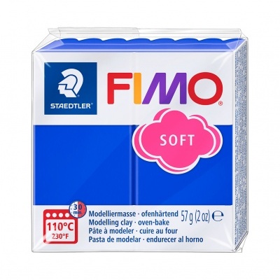 FIMO SOFT - BRILLIANT BLUE | AZUL BRILHANTE (ref.33)