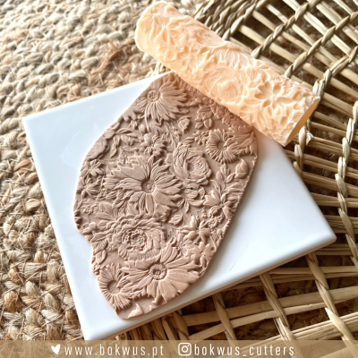 ROLO DE TEXTURA HD | FLORES | BC1382