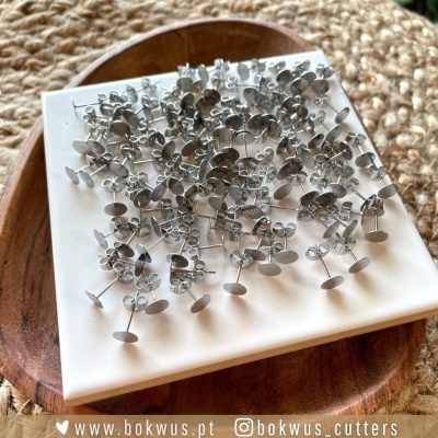 Bases para brincos Ø6mm | (PACK DE 50 PARES)