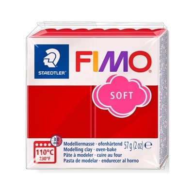 FIMO SOFT - CHRISTMAS RED | VERMELHO NATAL (Ref. 2P)