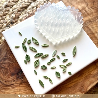 Molde de Silicone | Mini folhas