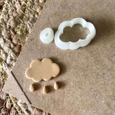 Conjunto de 2 cortadores nuvem e gota - BC462