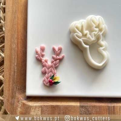 Cortador Veado (4cm) | VERSÃO ESPELHADA | BC1617