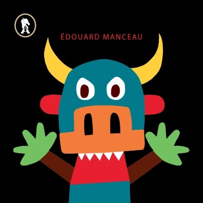 Capa de livro com figura de animal colorido e título em vermelho