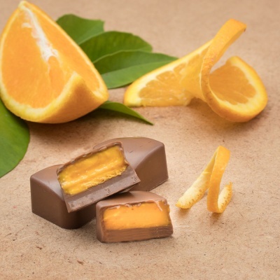 Bombons com Recheio de Laranja