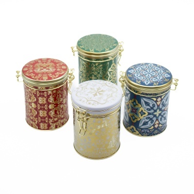 Lata Clássica com Bolachinhas de Natal