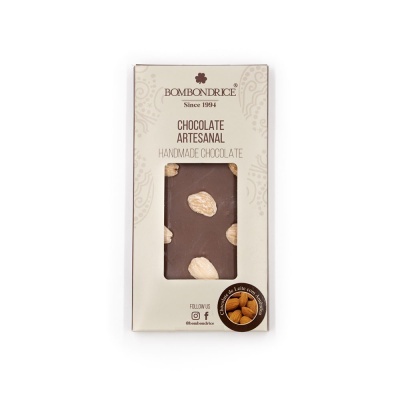 Tablete de Chocolate de Leite com Amêndoa