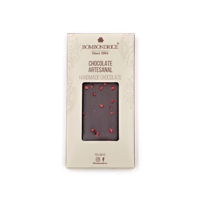 Tablete de Chocolate Negro 70% com Pimenta Rosa