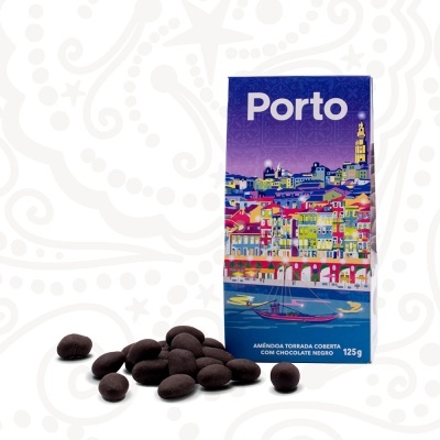 Amêndoa Torrada Coberta com Chocolate - Porto Amêndoa Torrada Coberta com Chocolate - Porto