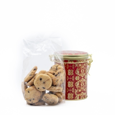 Lata Clássica com Bolachinhas de Natal