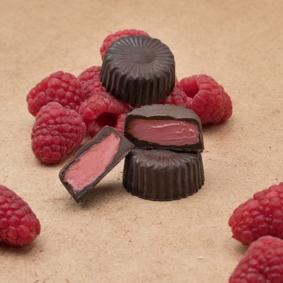 Bombons com Recheio de Framboesa