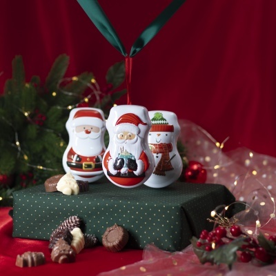 Lata com Bombons de Natal