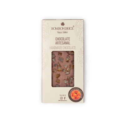 Tablete de Chocolate de Leite com Laranja Tablete de Chocolate de Leite com Laranja