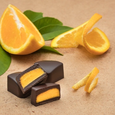 Bombons com Recheio de Laranja