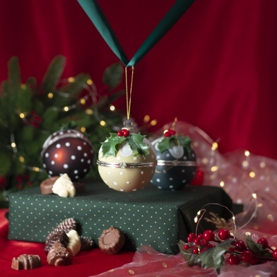 Bola com Bombons de Natal